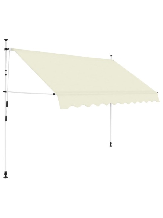Rankiniu būdu ištraukiama markizė, kreminė, 300cm