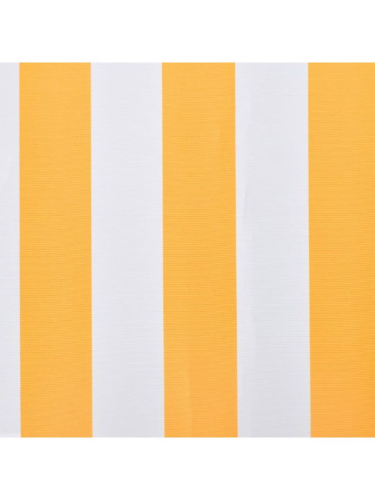 Markizės uždangalas, oranžinė ir balta, 450x300cm