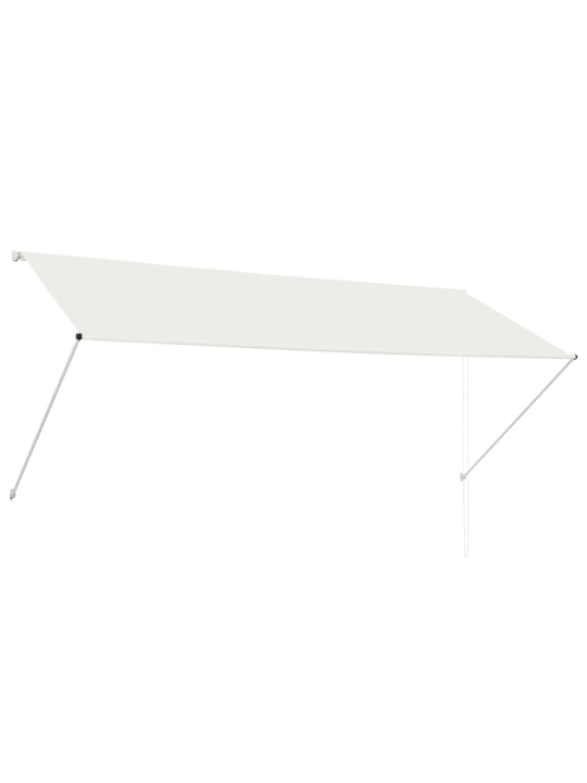Ištraukiama markizė, kreminės spalvos, 300x150 cm
