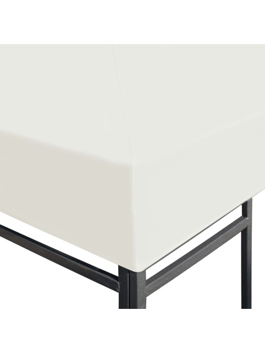 Viršutinis pavėsinės uždangalas, 310 g/m², 3x3m, baltas