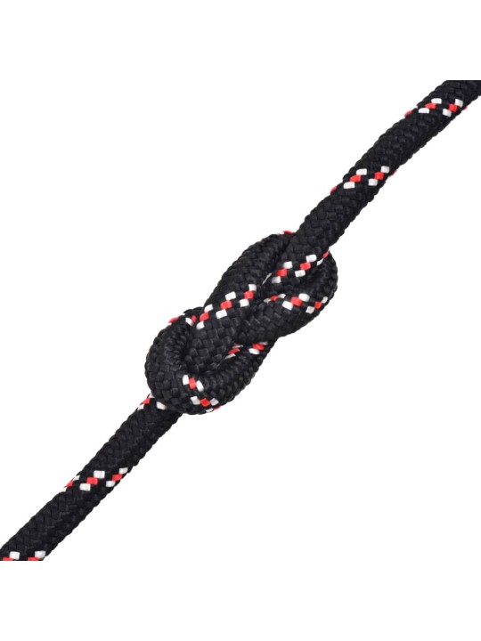 Jūrinė virvė, juoda, 250m, polipropilenas, 14mm