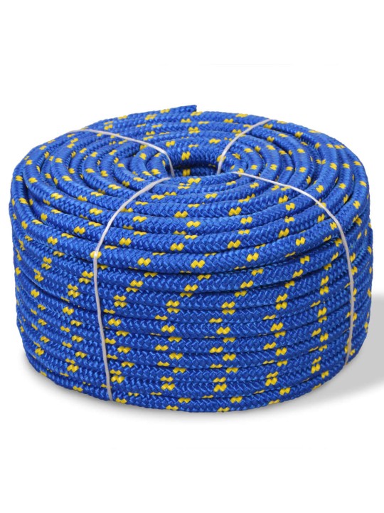 Jūrinė virvė, mėlyna, 50m, polipropilenas, 16mm