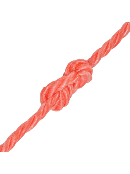 Susukta virvė, oranžinė, 100m, polipropilenas, 14mm
