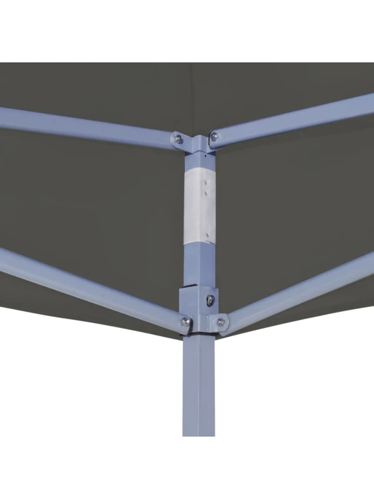 Išskleidžiama proginė palapinė, antracito sp., 3x3 m