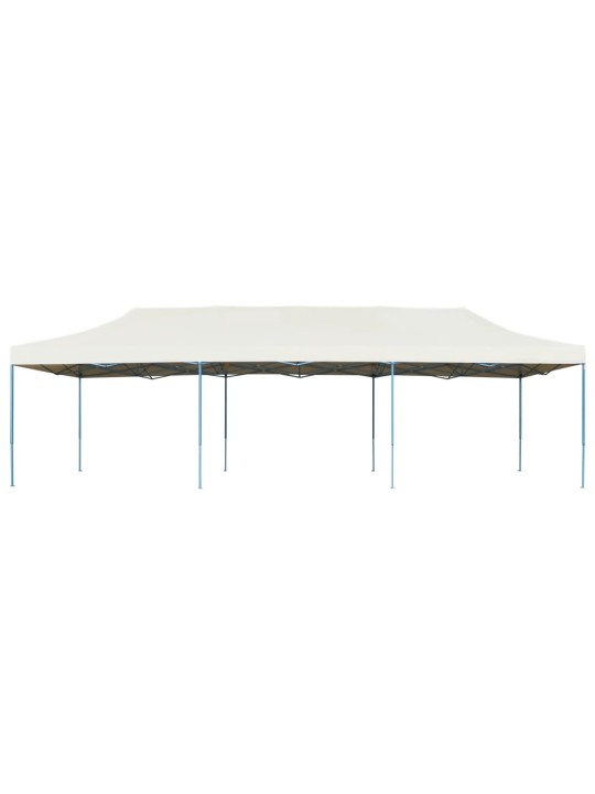 Išskleidžiama proginė palapinė, kreminės spalvos, 3x9m