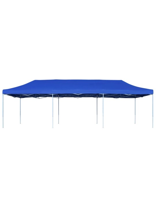 Išskleidžiama proginė palapinė, mėlynos spalvos, 3x9 m