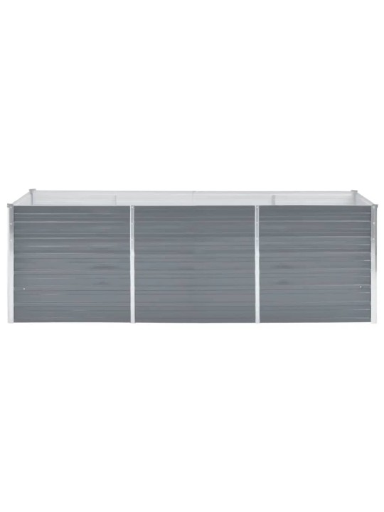 Lovelis, pilkas, galvanizuotas plienas, 240x80x77cm
