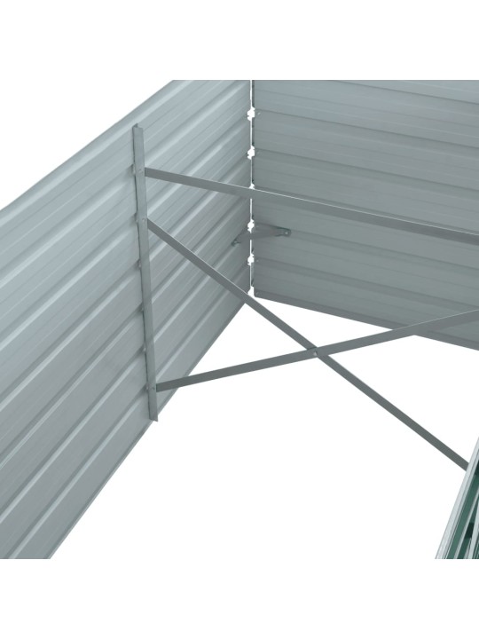 Lovelis, žalias, galvanizuotas plienas, 240x80x77cm