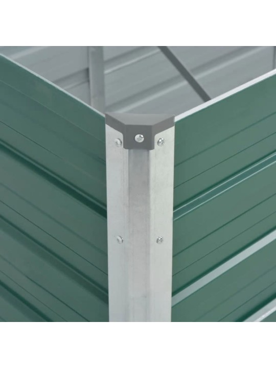 Lovelis, žalias, galvanizuotas plienas, 240x80x77cm