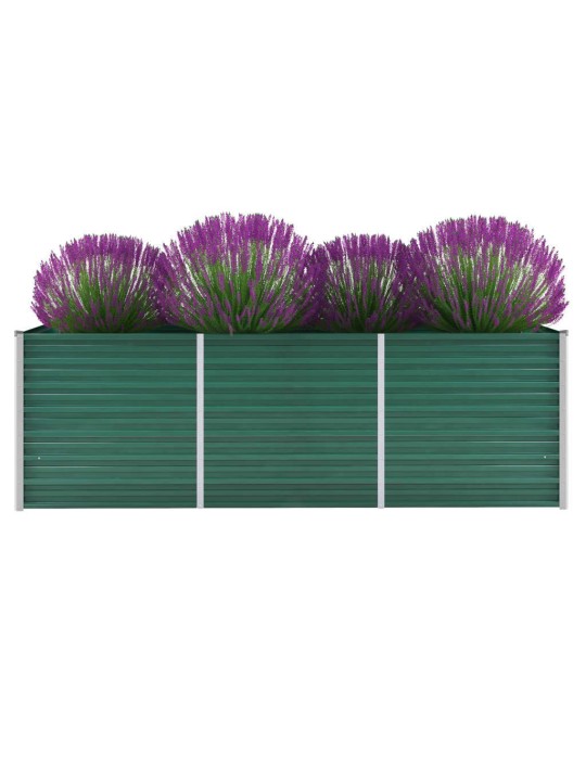 Lovelis, žalias, galvanizuotas plienas, 240x80x77cm