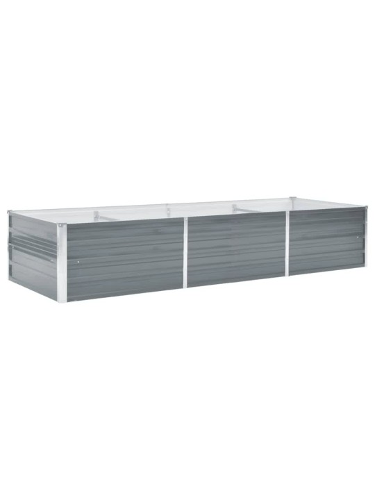 Lovelis, pilkas, galvanizuotas plienas, 240x80x45cm