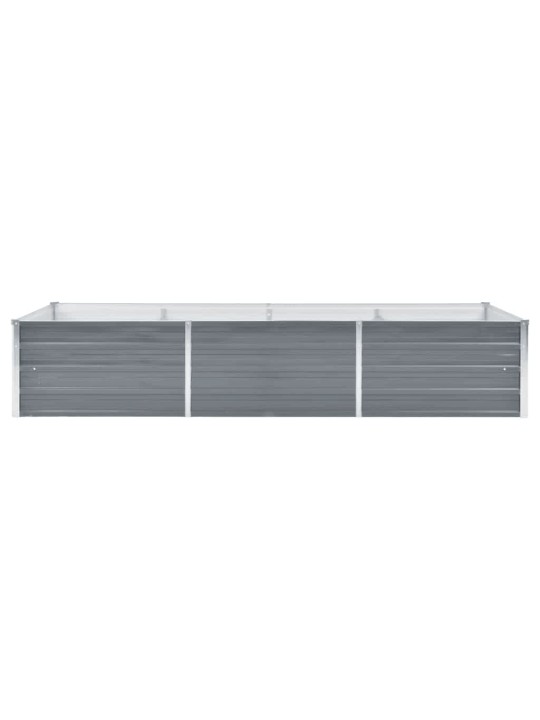 Lovelis, pilkas, galvanizuotas plienas, 240x80x45cm