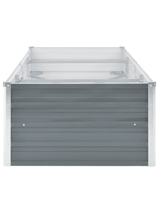 Lovelis, pilkas, galvanizuotas plienas, 240x80x45cm
