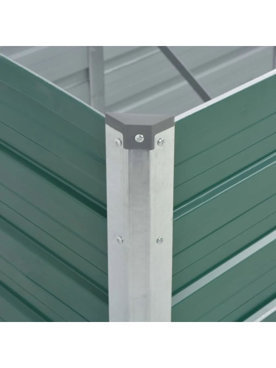 Lovelis, žalias, galvanizuotas plienas, 240x80x45cm