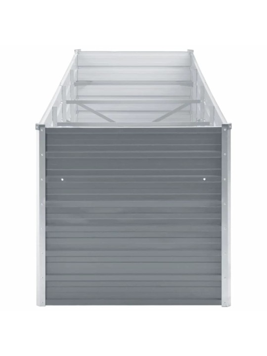 Lovelis, pilkas, galvanizuotas plienas, 320x80x77cm
