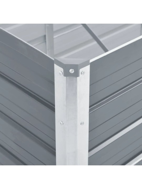 Lovelis, pilkas, galvanizuotas plienas, 320x80x45cm