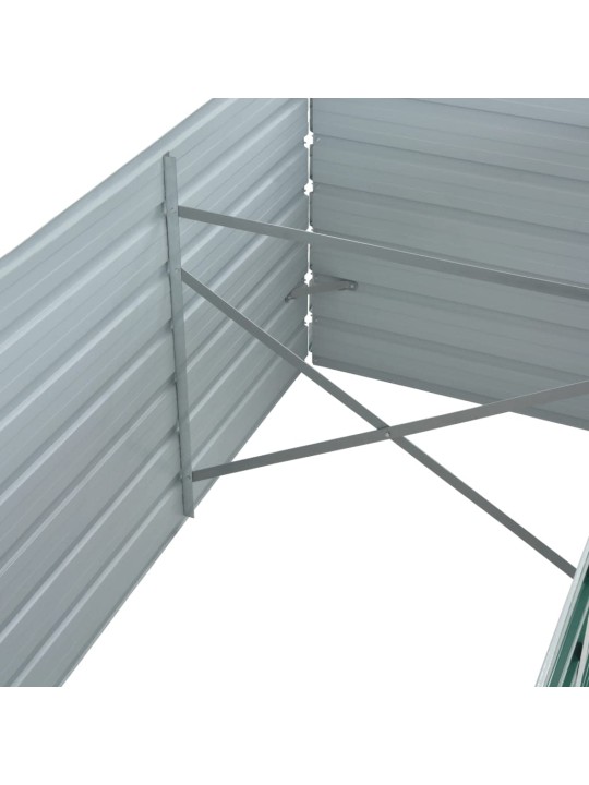 Lovelis, žalias, galvanizuotas plienas, 320x80x45cm