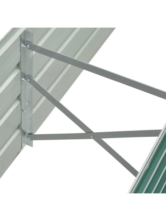 Lovelis, žalias, galvanizuotas plienas, 160x40x45cm