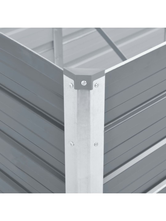 Lovelis, pilkas, galvanizuotas plienas, 100x40x77cm