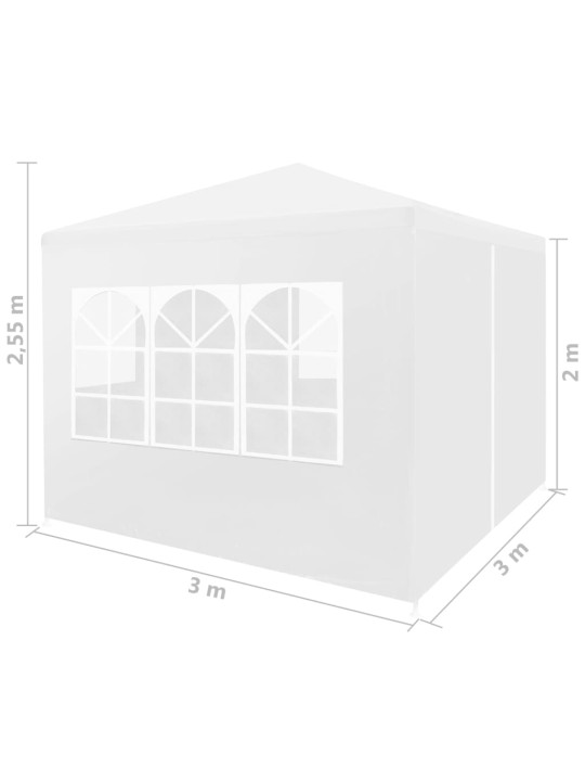 Proginė palapinė, 3x3m, balta