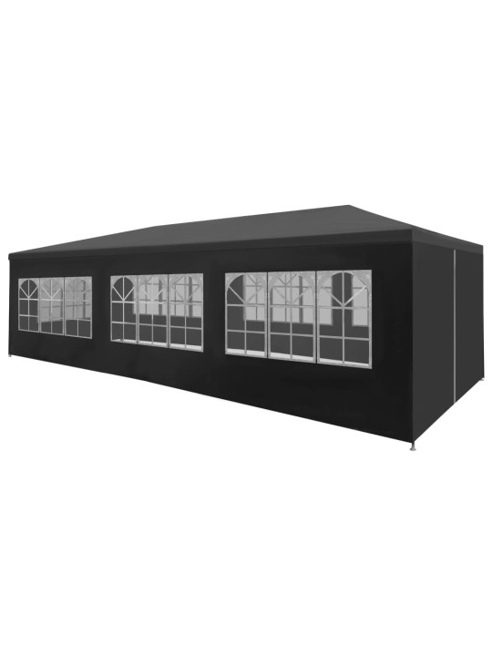 Proginė palapinė, 3x9m, antracito spalvos
