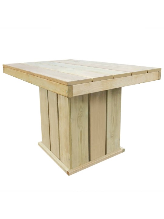 Sodo stalas, 110x75x74cm, impregnuota pušies mediena