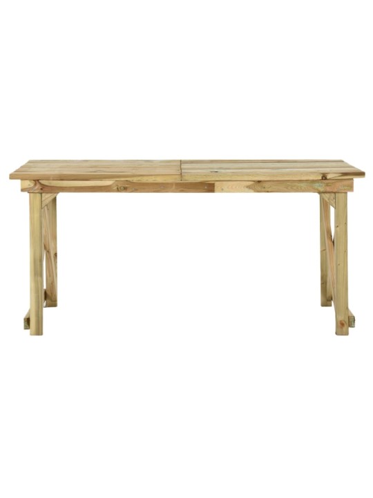 Sodo stalas, 160x79x75cm, mediena
