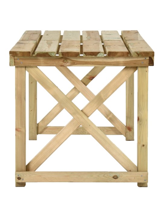 Sodo stalas, 160x79x75cm, mediena