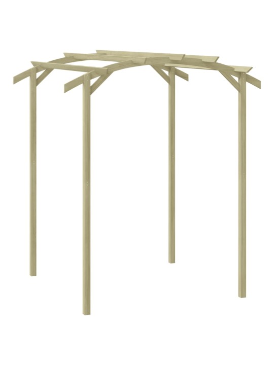 Sodo pergolė, 180x197x210cm, impregnuota pušies mediena