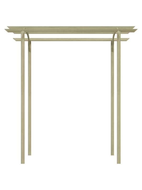 Sodo pergolė, 180x197x210cm, impregnuota pušies mediena