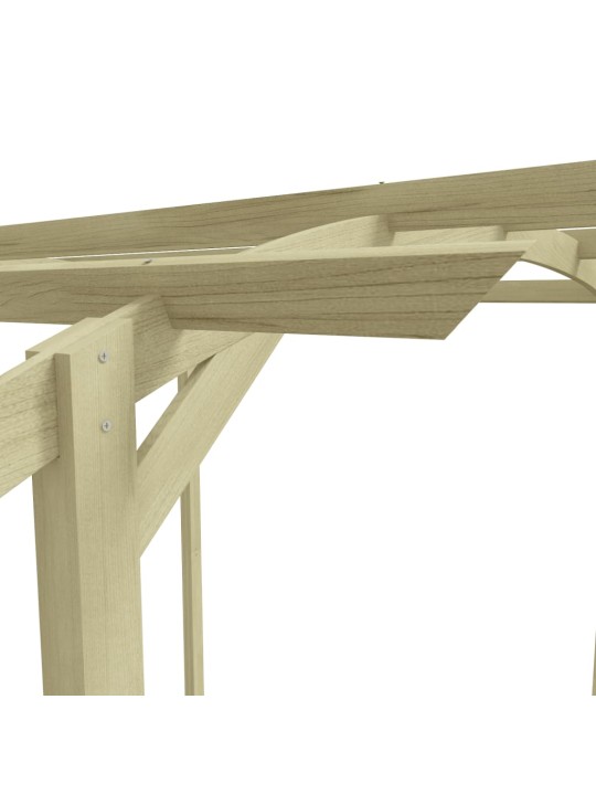 Sodo pergolė, 180x197x210cm, impregnuota pušies mediena