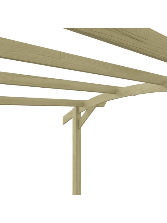 Sodo pergolė, 180x197x210cm, impregnuota pušies mediena