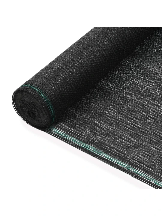 Uždanga teniso kortams, juoda, 1x50m, HDPE