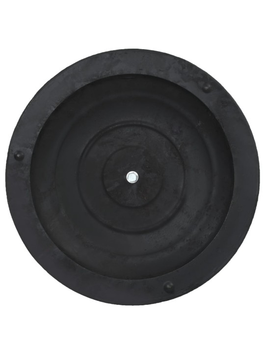 Skėčio stovas, juodas, sint. derva, 10 kg, apvalus