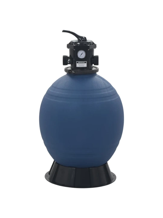 Smėlio filtras baseinui su 6 pozicijų vožtuvu, mėlynas, 560mm