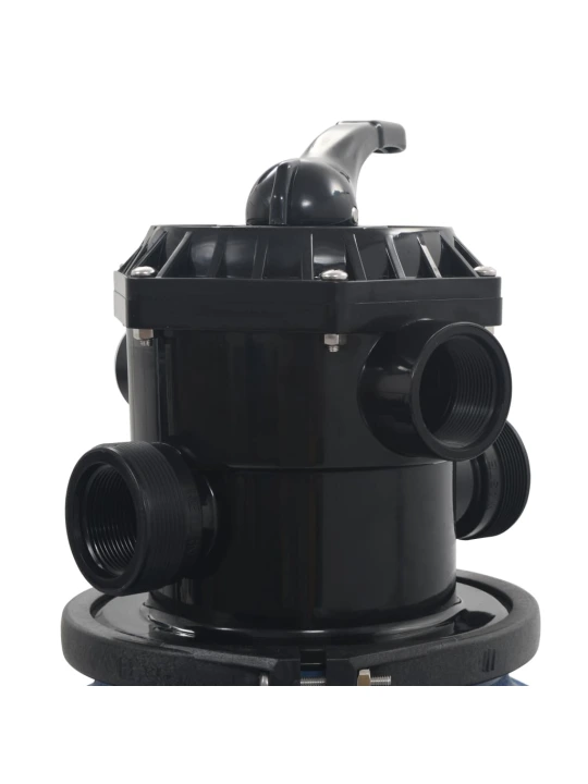 Smėlio filtras baseinui su 6 pozicijų vožtuvu, mėlynas, 560mm