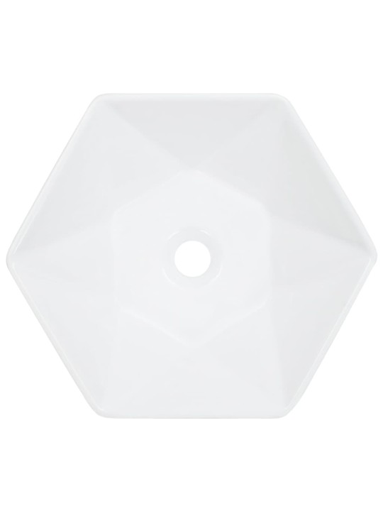 Praustuvas, baltos sp., 41x36,5x12cm, keramika