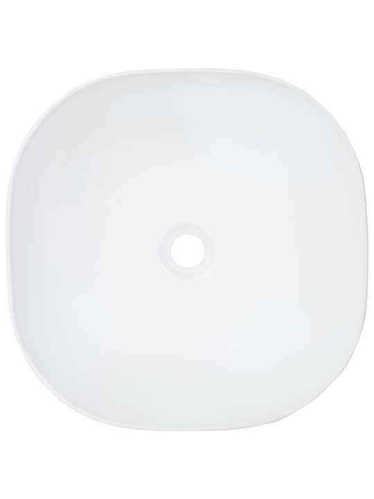 Praustuvas, baltos sp., 42,5x42,5x14,5cm, keramika