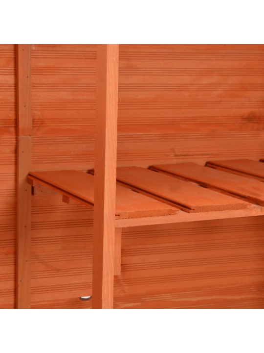 Sodo pašiūrė daiktams, 120x50x91 cm, mediena