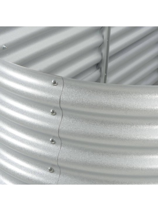 Lovelis, sidabrinis, 240x80x81cm, galvanizuotas plienas, aukštas