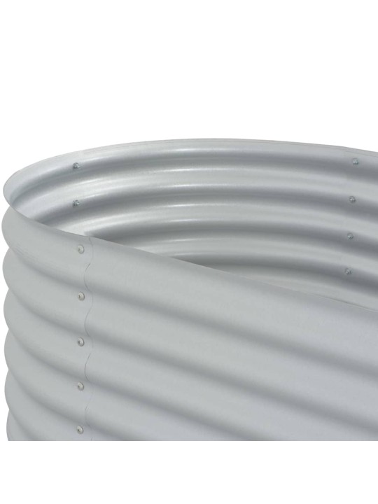 Lovelis, sidabrinis, 240x80x44cm, galvanizuotas plienas, aukštas