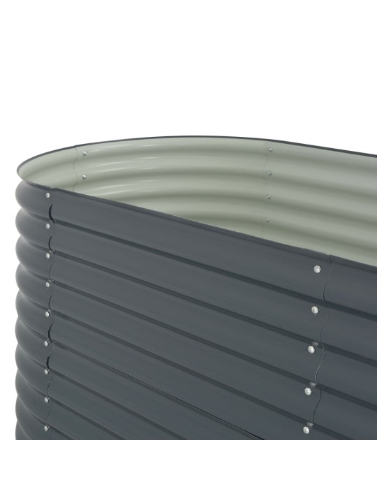 Lovelis, pilkas, 320x80x81cm, galvanizuotas plienas, aukštas