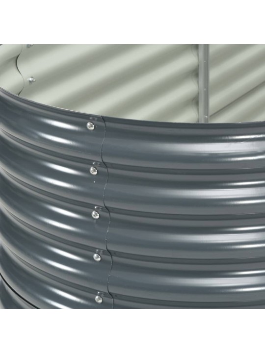 Lovelis, pilkas, 320x80x81cm, galvanizuotas plienas, aukštas