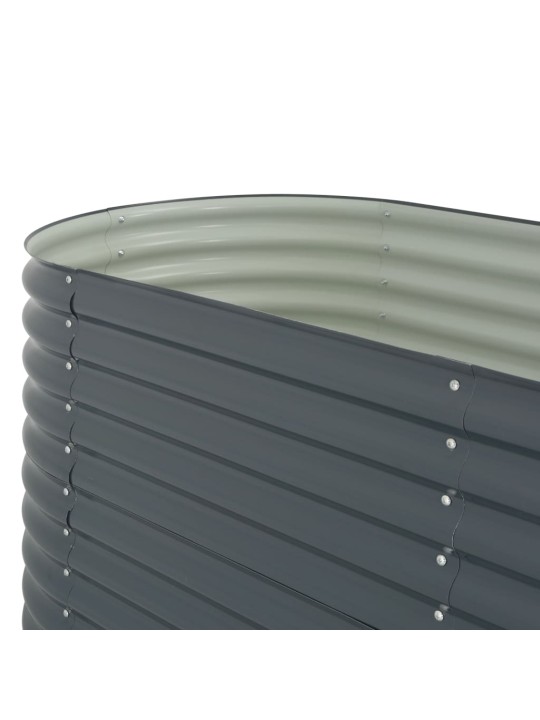 Lovelis, pilkas, 240x80x81cm, galvanizuotas plienas, aukštas