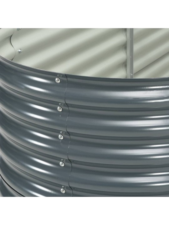 Lovelis, pilkas, 240x80x81cm, galvanizuotas plienas, aukštas
