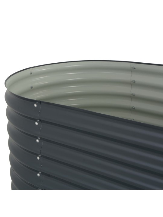Lovelis, pilkas, 160x80x81cm, galvanizuotas plienas, aukštas