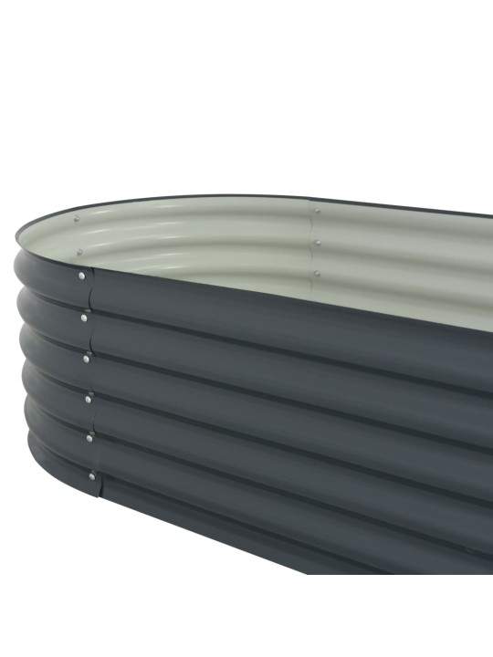 Lovelis, pilkas, 240x80x44cm, galvanizuotas plienas, aukštas