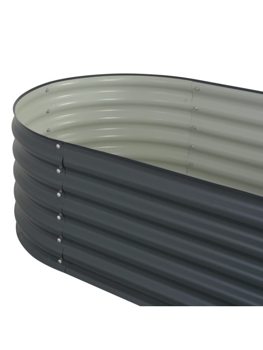 Lovelis, pilkas, 160x80x44cm, galvanizuotas plienas, aukštas