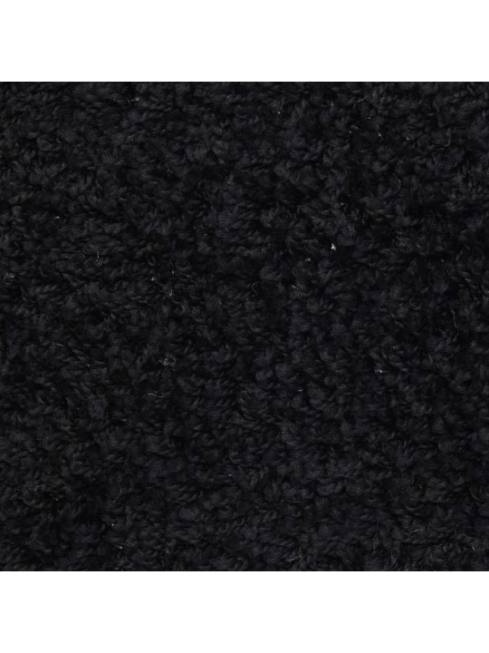 Laiptų kilimėliai, 15vnt., juodos spalvos, 65x21x4cm
