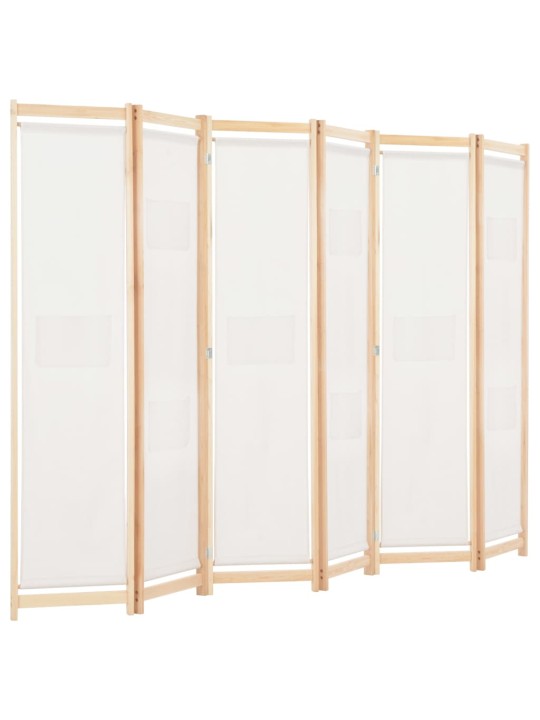 Kambario pertvara, 6 d., kreminės sp., 240x170x4cm, audinys